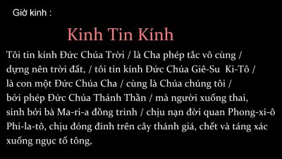 Kinh Tin Kính